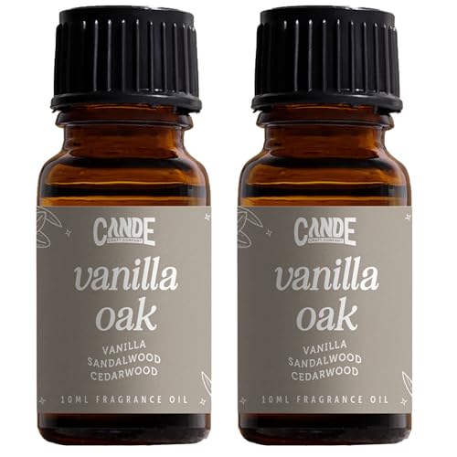 Image of CANDECraftCo Premium Fragrance Oil - Diffuser Oils Fragrances Scented for Home, Candle Soap Making Supplies, Aromatherapy Blends for House (0.34 Fl Oz) (2-Pack, Vanilla Oak)