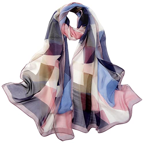 Chiffon Scarf Women - Shawls and Wraps Ladies Scarves Lightweight Print Scarfs