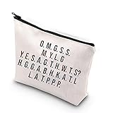 WCGXKO Funny Oh My God Sebastian Makeup Bag for Fandom Girls (OMGSS)