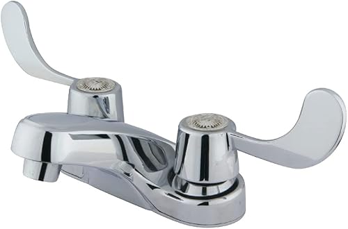 Kingston Brass GKB181LP Vista - Grifo de baño de 3.9in, cromo pulido