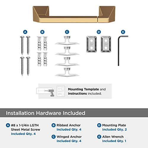 Amerock | Toilet Paper Holder | Champagne Bronze | Blackrock | Pivoting Double Post Tissue Holder | Bath Hardware | Bathroom Accessories #TOP6