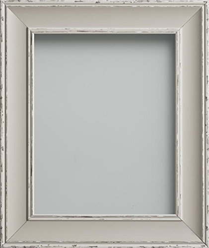 Frame Company Allington Range Picture Photo Frame with Red Mount for 6 x 4-Inch Image, Wood, White, 9 x 7-Inch