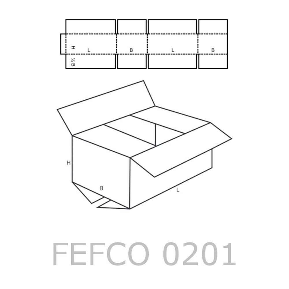 BB-Verpackungen 10x Faltkartons 923x208x876mm 1-wellig braun (10 Stück) | Großer Versandkarton, ideal als GLS XL-Paket, Hermes L-Paket