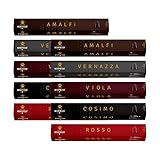 Mokapresso（モカプレッソ） カプセルコーヒー 5種アソートセット VIOLA ROSSO VERNAZZA COSIMO AMALFI 国内正規品 10箱セット(100カプセル)」