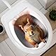 Deko Aufkleber WC Deckel Toilettendeckel 3D Wilde Tiere Toilettensitz Aufkleber 29CM PVC WC Deckel Bad Klo Aufkleber Sticker Umweltfreundliche PVC-Aufkleber Für Toiletten Für Badezimmer WC Zubehör