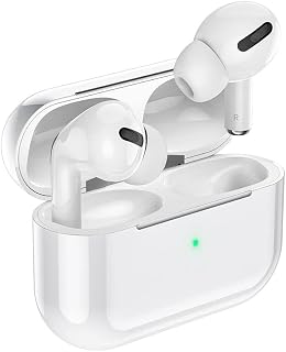 Wireless Earbuds Bluetooth 5.2 Headphones with Built-in Mic Deep Bass Noise Reduction Headphones[ airpod pro Silicone Cover ] 30H Playtime IPX6 Waterproof Earphones for Airp/iPhone