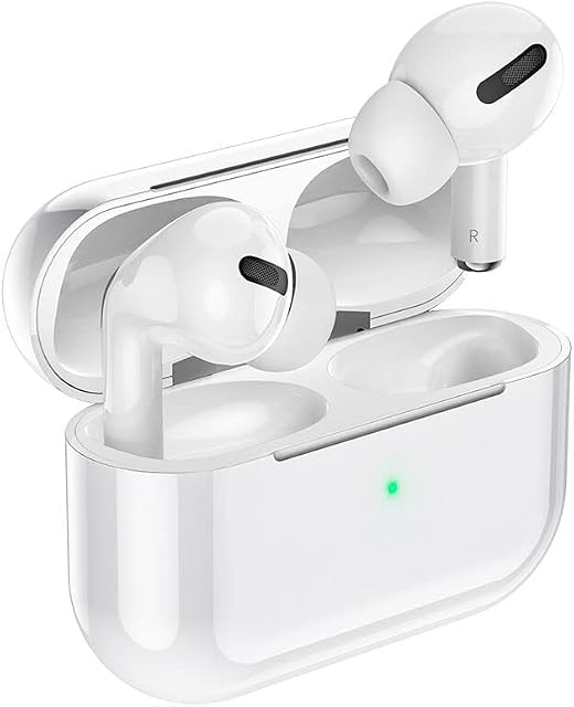 Wireless Earbuds Bluetooth 5.2 Headphones with Built-in Mic Deep Bass Noise Reduction Headphones[ airpod pro Silicone Cover ] 30H Playtime IPX6 Waterproof Earphones for Airp/iPhone