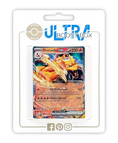 Dracaufeu ex 6/165 - Ultraboost X Écarlate et Violet 3.5-151 Cartes Pokémon