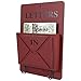 Gavigain Wall Mount Mailbox Wood Mail Box Letter Rack Key Holder Wall Storage Creative Home Decoration with Hook Hanger(Red)