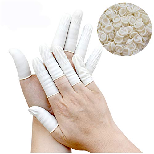 Disposable Finger cots Pack of 50 - Anti Static, and Durable Rubber fingertips Protectors for Cleaning, Repairing and Painting,Electronic Repair, Handmade - Thumbnail 6