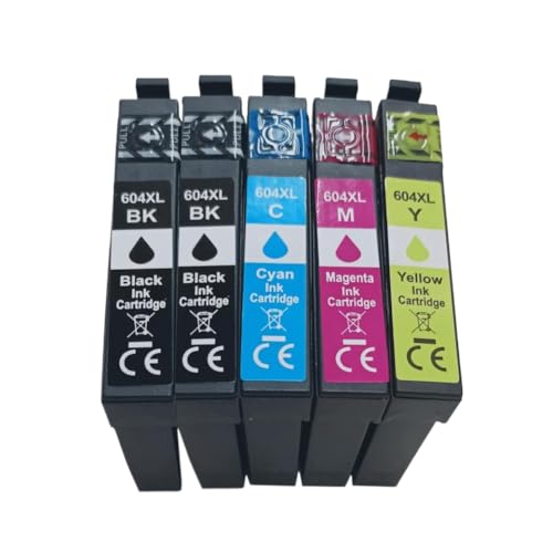 Cartouche d'encre compatible T604XL haute capacité pour des impressions nettes et durables