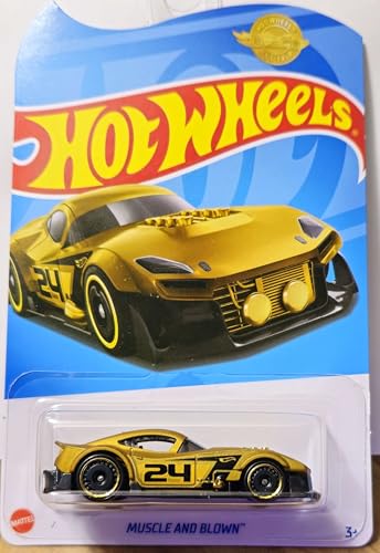 Image of Hot Wheels 1:64 Muscle and Blown Ages 3 and Up (Gold)