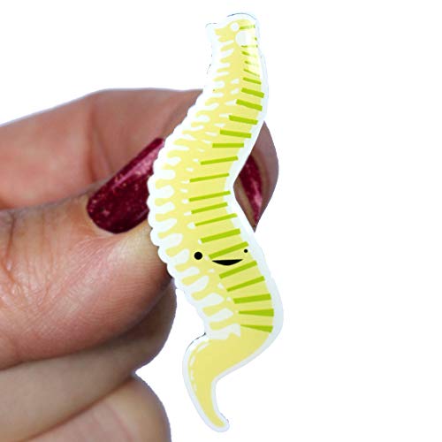 I Heart Guts Spine Lapel Pin - Baby Got Backbone #TOP2