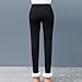 Plus Size Leggings for Women High Waisted Leggings Black Workout High Waisted Thick Fashion Warm Fleece Plus Size Women Winter Pants Pantalones Térmicos para Mujer Black L