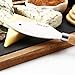 hecef Acacia Wood Cheese Board Set with Black Slate & Cheese knife, Wooden Charcuterie Platter & Serving Tray for Cheese, Crackers and Meat