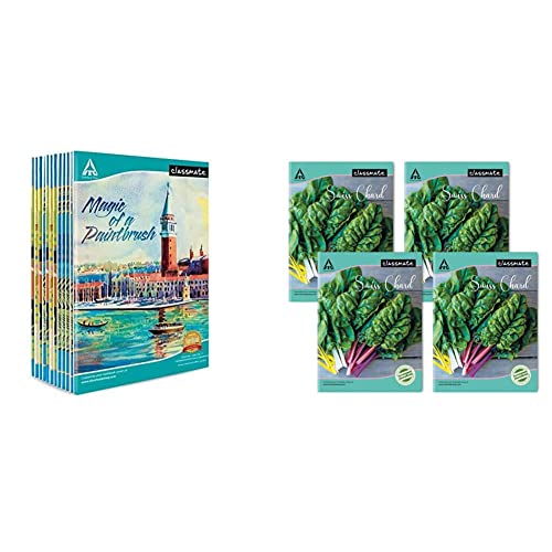 Image of Classmate Long Notebook - 140 Pages, Single Line (Pack of 12) Notebook - Single Line, 120 Pages - Pack Of 4