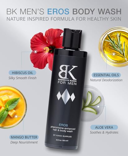 Bedroom Kandi for Men Body Wash 8.5 Fl Oz – Pheromone Infused Moisturizing & Deodorizing Formula with Aloe, Shea Butter & Essential Oils for Smooth Skin & All Day Freshness - Premium Grooming Product Alternate view