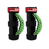 PLUSUTV Roll Bar Grab Handles Grips Triple Straps for UTV ATV Polaris Ranger RZR...