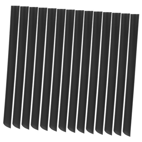 Pitillos desechables de plástico negro 16 cm 1000 pcs miniatura 1