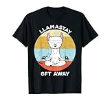 Photo Gallery llamastay 6 feet away divertente social distancing yoga lama mamma maglietta Photo Gallery llamastay 6 feet away divertente social distancing yoga lama mamma maglietta