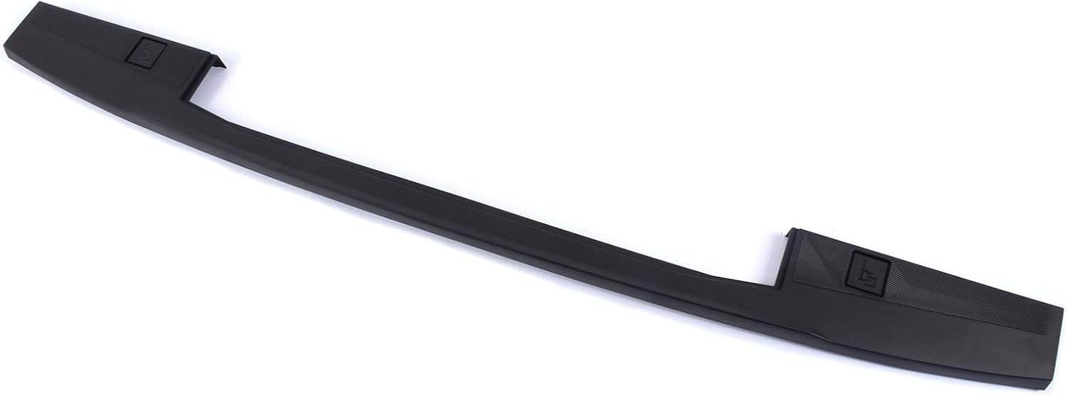 FREEMOTOR802 Tailgate Top Protector, Compatible with 2021-2024 Ford F-150 & F-150 Lightning with Flex Step Tailgate, PP Pickup Truck Tailgate Molding Upper Spoiler Cap Cover Guard (Matte Black)