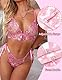 NewBull Sexy Dessous-Set für Damen, Spitze, Nachtwäsche, Babydoll-Set, BH und Höschen, 2-teilig, Unterwäsche, transparent, Pyjama, bestickt, Blumenmuster, Rosa, Einheitsgröße S-L, Rosa, One size