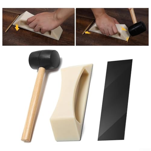 Kit de fixation parquet avec maillet et coussinets lavables pour sol stratifié et LVP - 4