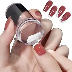 Carimbo De Unha P/Francesinha Silicone Transparente