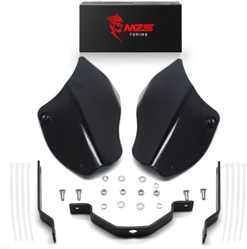 2X MID-FRAME AIR Deflector Wind Heat Shield Trim Vivid Fit Harley