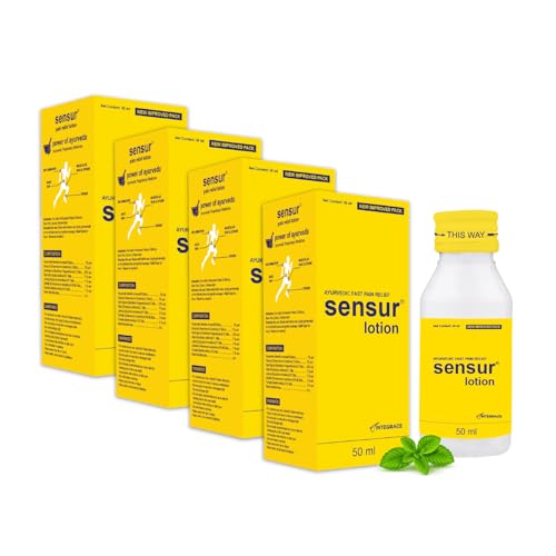 Image of Natural and Ayurvedic Pain Relief Lotion, 50ml (Pack of 4) | Fast Relief | All Pains, One solution