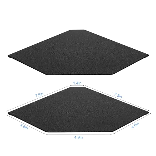 Bodkar Corner Shelf Wall Mount, Corner Floating Shelves,Black Metal Wall Corner Shelf Set Of 2 For Living Room thumb #6