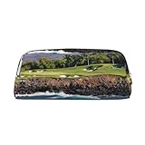 Photo Gallery jejea hawaii beach golf course custodia in pelle con stampa di matita di grande capacità, borsa per penne per cancelleria, borsa versatile per il trucco, oro, taglia unica, beauty case Photo Gallery jejea hawaii beach golf course custodia in pelle con stampa di matita di grande capacità, borsa per penne per cancelleria, borsa versatile per il trucco, oro, taglia unica, beauty case