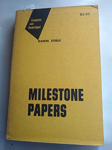 MILESTONE PAPERS - Doctrinal, Ethical, and Expe... B0041W3BGS Book Cover