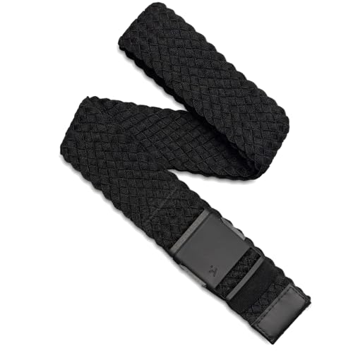Arcade The Futureweave Unisex Vapor Belt, 4 Way Repreve Stretch Webbing, Non-Metal Travel Friendly A2 Buckle, Black