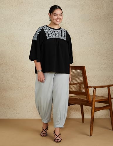 Image of Amazon Brand - Myx Women Cotton Salwar (Available in Plus Sizes)