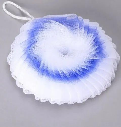 Large Bath Loofah Sponge Scrubber Exfoliator for High Lather Cleansing Loofa Sponge Multi-Colour | Large Size, Tightly Knotted Loofa For Women & Men Pack of 2 (color may very)-image-46
