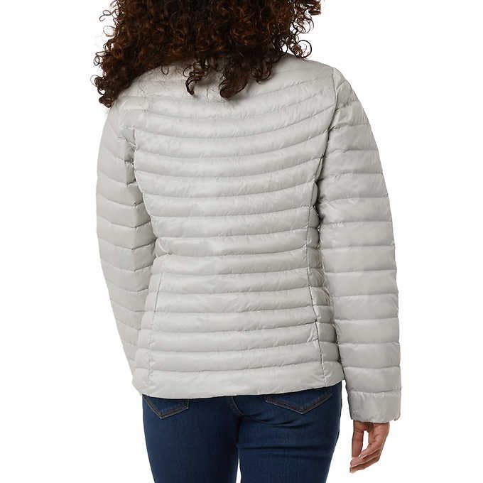 32 Degrees Womens Midweight Down Jacket (Grey, S), Small3