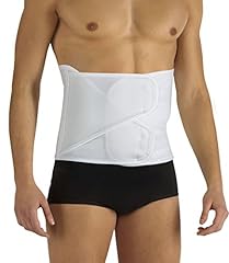 PAVIS - Fascia Addominale Anatomica Unisex – Altezza 30 cm – Taglia XXL – Colore Bianco – Regolabile – Post-Operatorio per Contenzione Addominale – Traspirante e Anallergica – Made in Italy