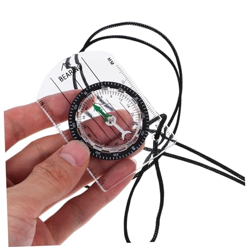 Brújula portátil Hemoton 4 piezas para camping y senderismo miniatura 5