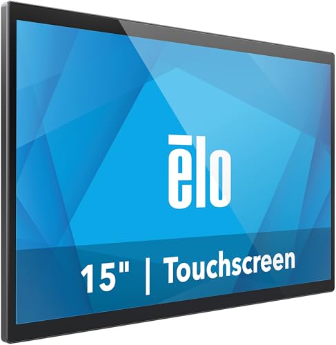Image of Elo 1504LS - 15.6 inch Touchscreen Monitor Without Stand - TouchPro PCAP, 10 Touch, 1920 x 1080, Dark Gray