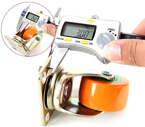 Roulettes en métal robustes de 2 po avec plaque de fixation supérieure