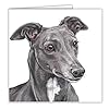 WaggyDogz Italian Greyhound Dog Gift Bundle - 2 Items - Quality Greetings Card with Smelly Dogs Car Air Freshener … #1