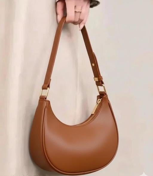Image of Self Design PU Handbag for Women Ladies Casual Travel Shopping Office Shoulder Carry Bag