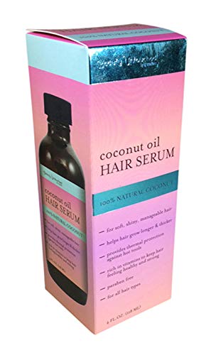 SJ Creations Coconut Hair Serum 100% Natural Oil 4 oz