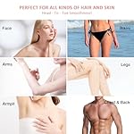Waxing Kit -Digital Wax Warmer Machine for Hair Removal with 4 Packs of Hard Wax Beads & Silicone Pot for Full Body, Legs, Face, Eyebrows, Bikini, Brazilian at Home Waxing Kit for Women Men - Image 4