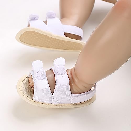 Summer Children Infant Toddler Shoes Flat Bottom Lightweight Open Toe Breathable Solid Color Sandals for Boys Size 54