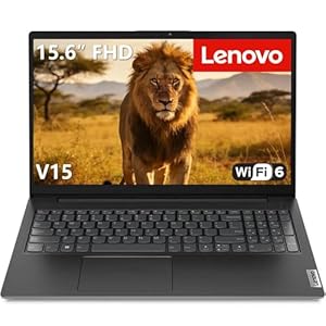 Lenovo Computadora portátil 2026 de 15.6 pulgadas con Office 365 Hogar y Negocios • 8 GB de RAM • SSD PCIe de 256 GB • Intel Core • Wi-Fi 6 • Almacenamiento en disco duro de 500 GB • Batería de 11 HR