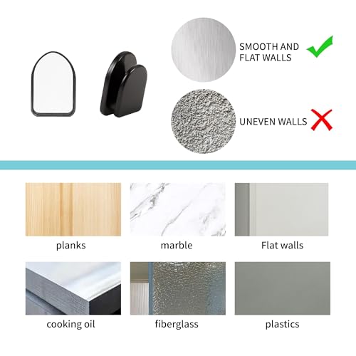 30er Set Mini Auto Haken - Selbstklebende Multifunktionshaken für Armaturenbrett, Ideal für Masken, Schlüssel, USB-Kabel, Kopfhörer - Robust & Platzsparend, Schwarz