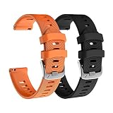 NotoCity Compatible con Forerunner 245/245 Music Band 20mm Reemplazo de Correa para Vivoactive 3 Music/Vívomove HR/Forerunner 645 Music Pulsera de Silicona