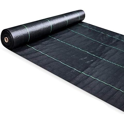 SEKKVY 4ft x 150ft Heavy Duty Landscape Fabric, 3.5oz Weed Control Ground Cover Garden Weed Barrier Gardening Mat, Ground Cover for Yard, Flower Bed, Garden Stakes Cover